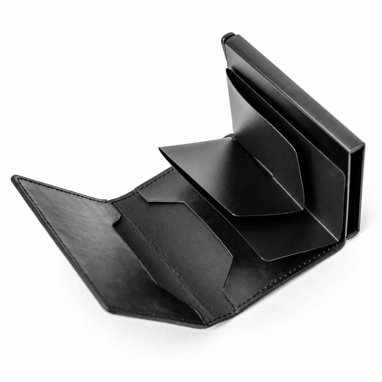 Elegant Black Wallet for Men with Slim RFID Card Holder