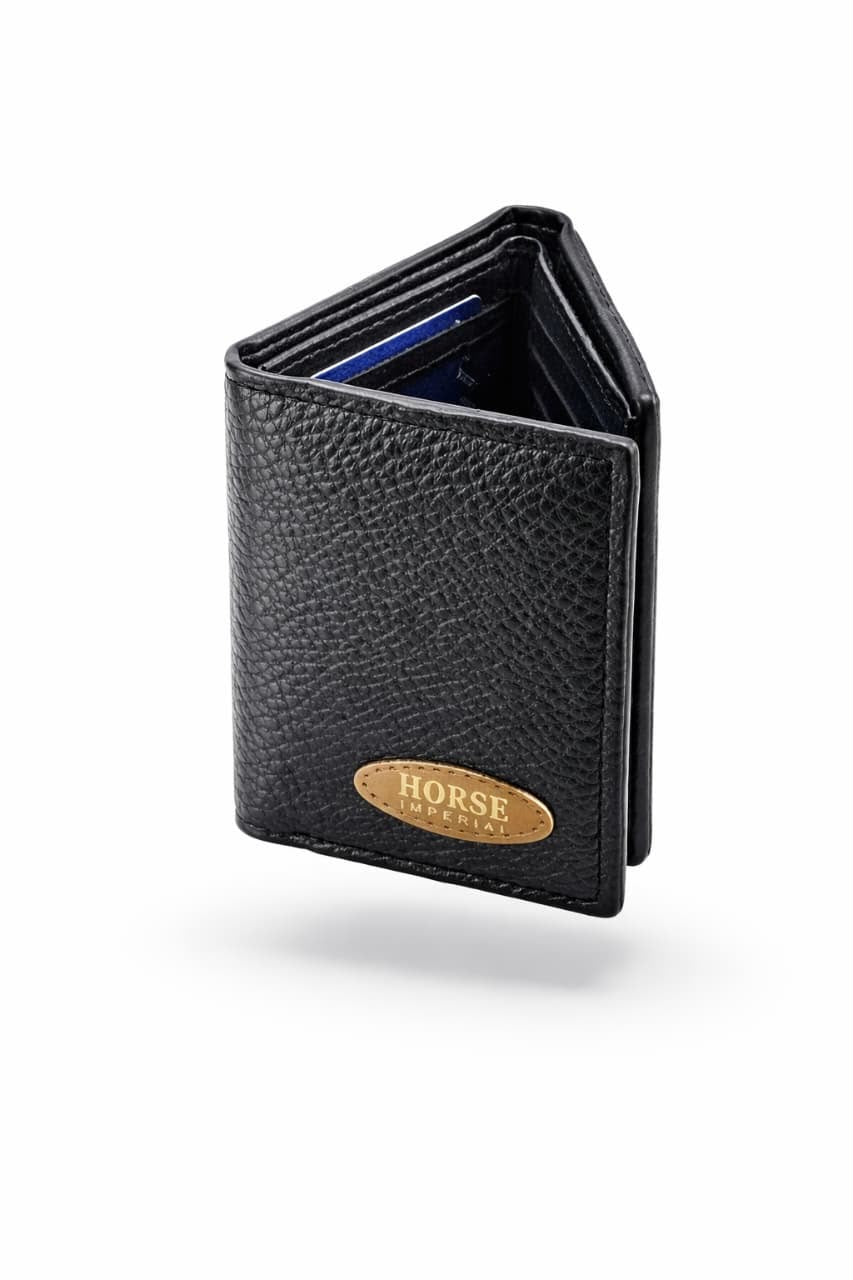 Men's Premium Bifold Wallet with Multiple Card Slots & Cash Compartments – Brown